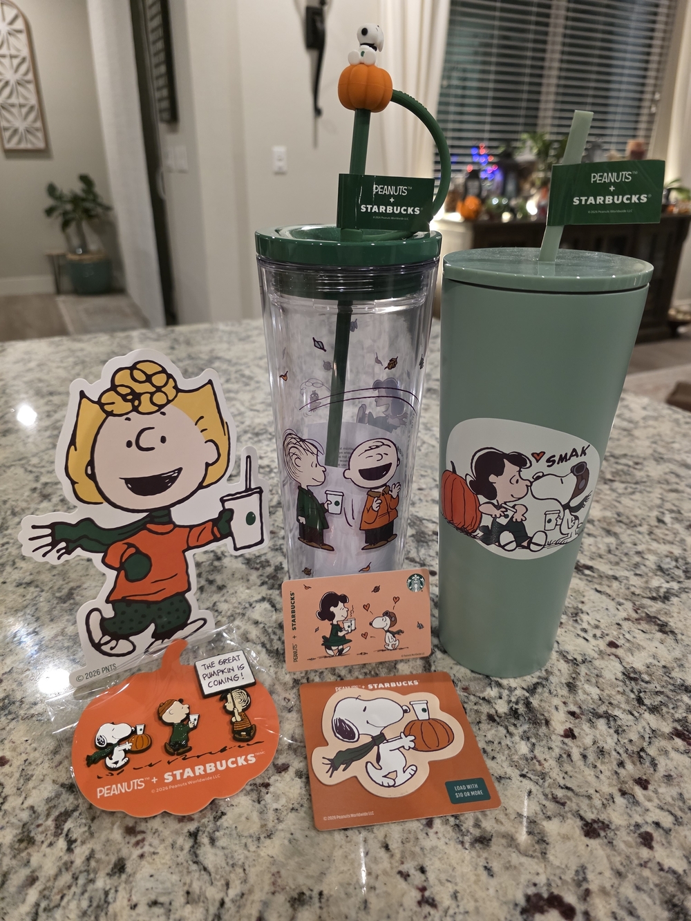 Starbucks X Peanuts Tumbler Set with Pins